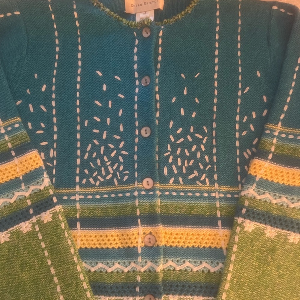 Susan Bristol Vintage Spring Cardigan